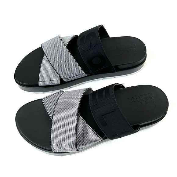 Sorel Black Roaming Slide Sandals - Picture 5 of 9